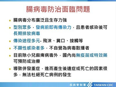腸病毒防治面臨問題
